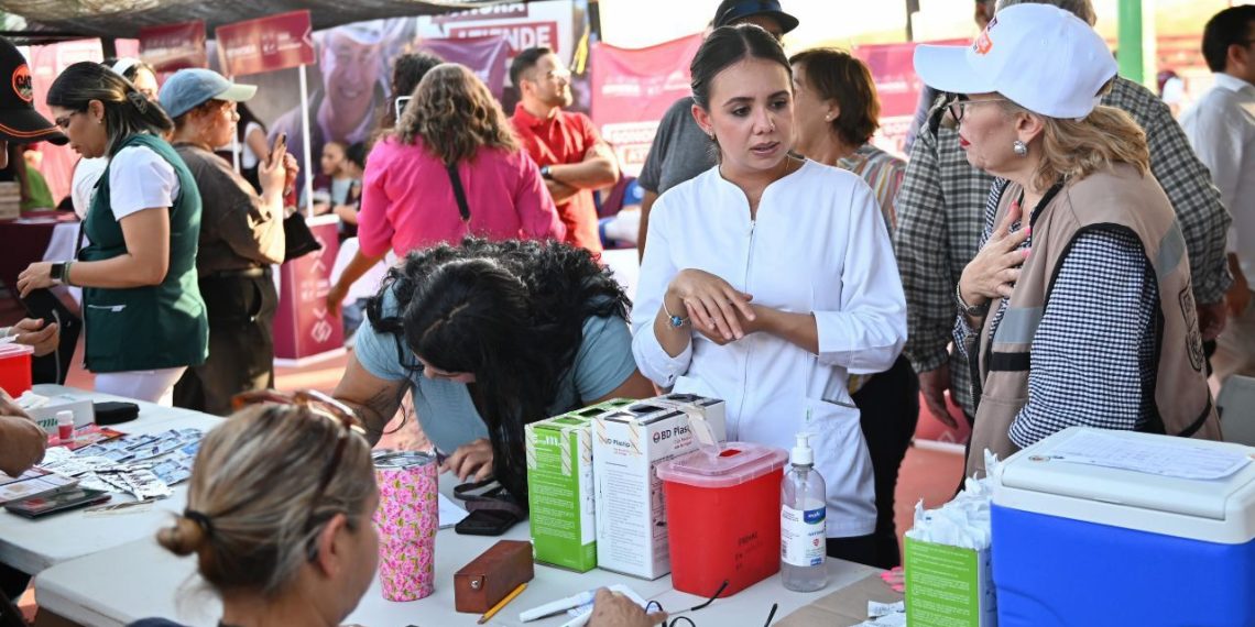 Con Sonora Atiende, Gobernador Durazo lleva servicios gratuitos a la colonia Pueblitos