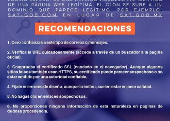 Alerta Gobierno de Sonora por páginas espejo para cometer fraude
