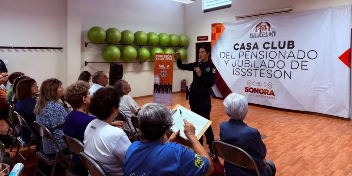 Orienta Gobierno de Sonora sobre prevención de delitos a personas adultas mayores