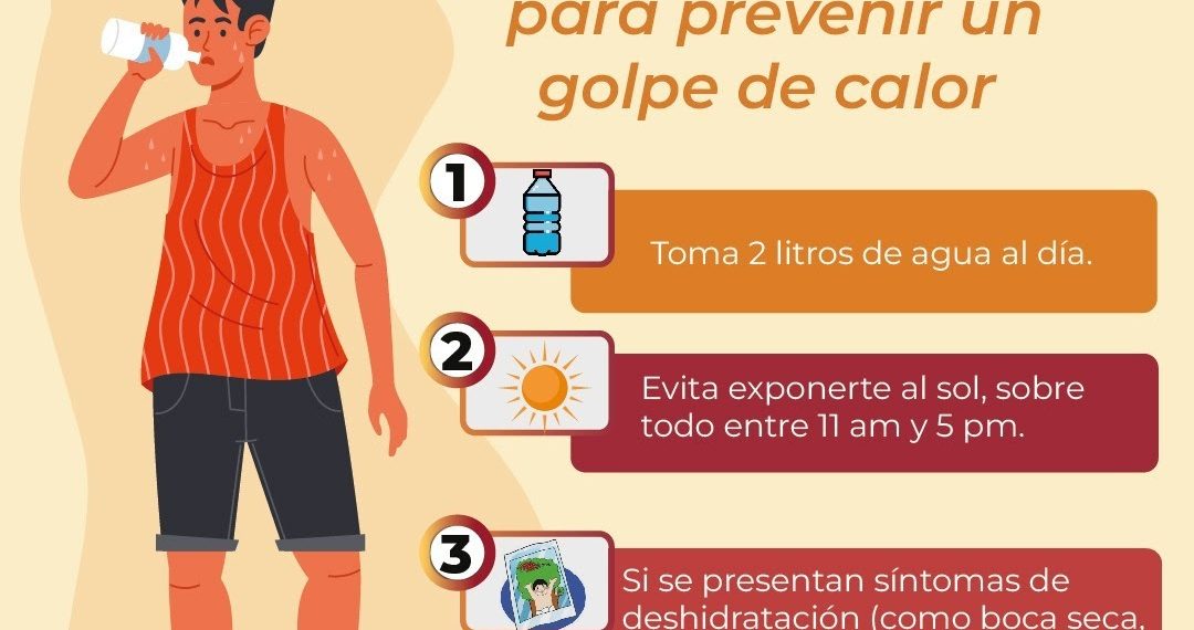 Gobierno de Sonora hace un llamado a prevenir el golpe de calor