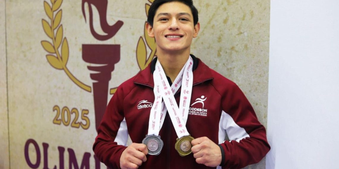 Alumno de Cobach Sonora se proclama campeón de gimnasia en Olimpiada Nacional 2025