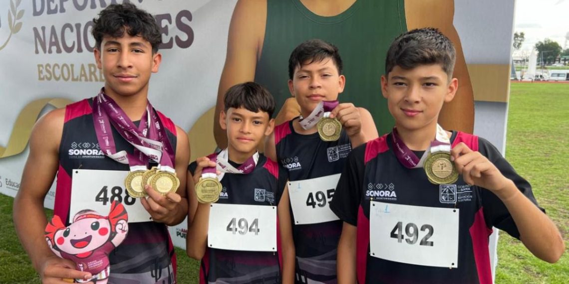 Sonora lidera el medallero en los Juegos Deportivos Nacionales Escolares: SEC