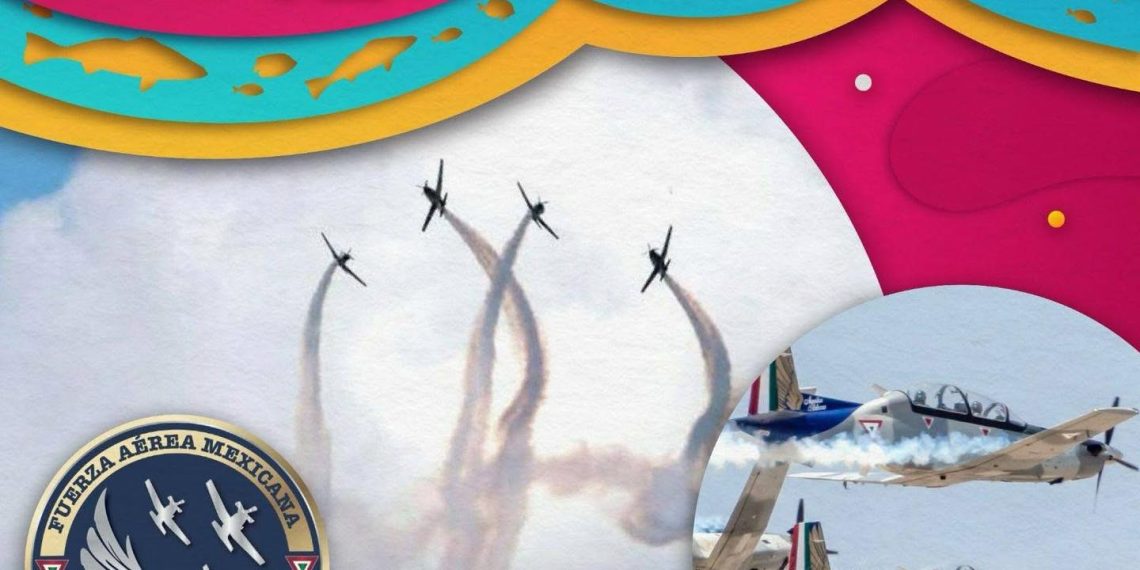 Invita el Ayuntamiento de Guaymas al espectáculo aéreo de “Águilas Aztecas” de la F.A.M.
