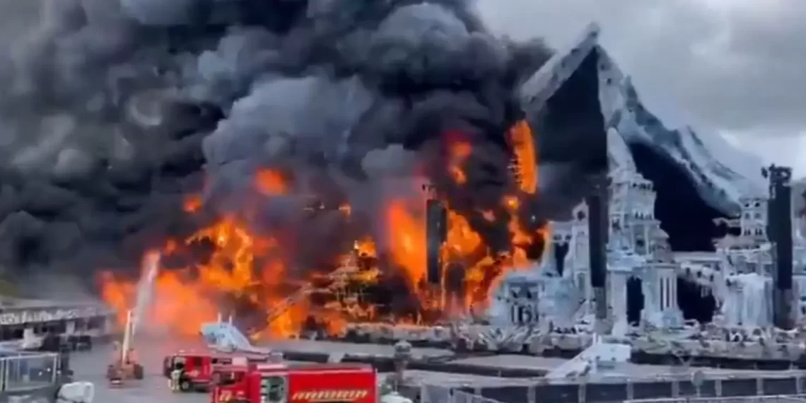 Se incendia escenario principal de Tomorrowland