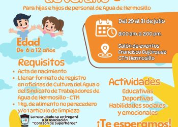 Este verano, niñas y niños vivirán el Campamento CUIDA 2025