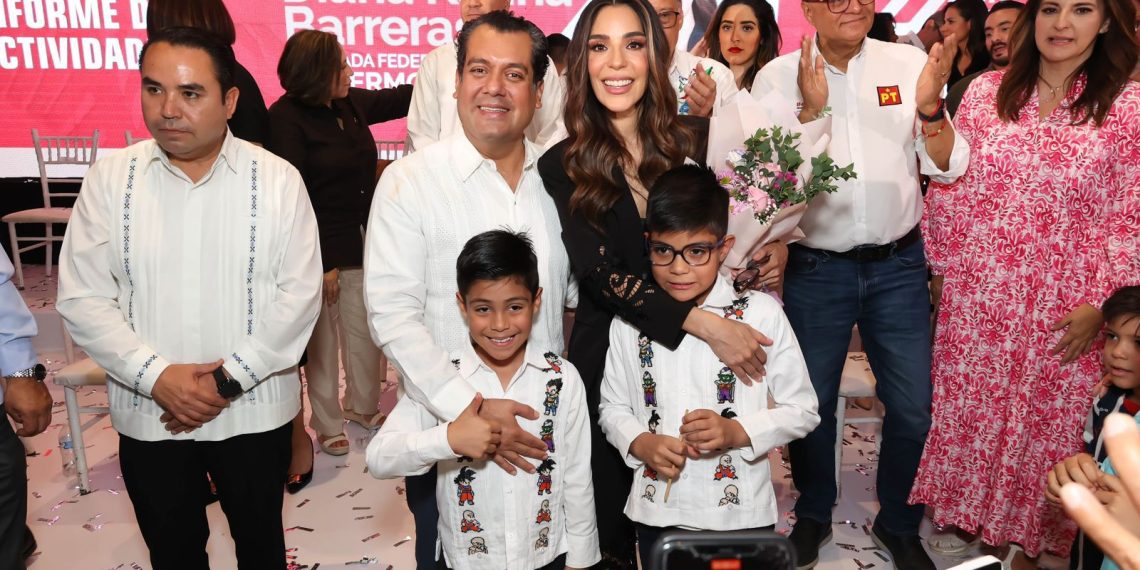 Diputada Diana Karina Barreras rinde primer informe de actividades refrendando su compromiso y cercanía con Hermosillo