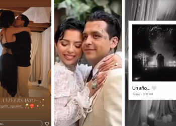 Ángela Aguilar y Christian Nodal celebran su primer aniversario con emotivo mensaje