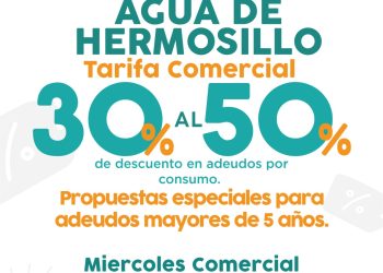 Invitan a Jornada Comercial de Agua de Hermosillo: Regulariza tu servicio con atractivos descuentos