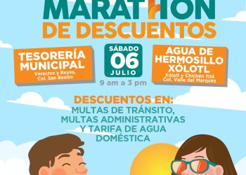 En verano continúan promociones de Tesorería Municipal y Agua de Hermosillo con Doble Maratón de Descuentos