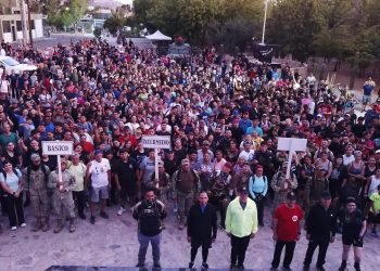 La 4/a. Zona Militar organizó una Caminata Nocturna en Hermosillo.