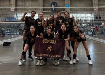 Sonora triunfa en torneo nacional de volibol