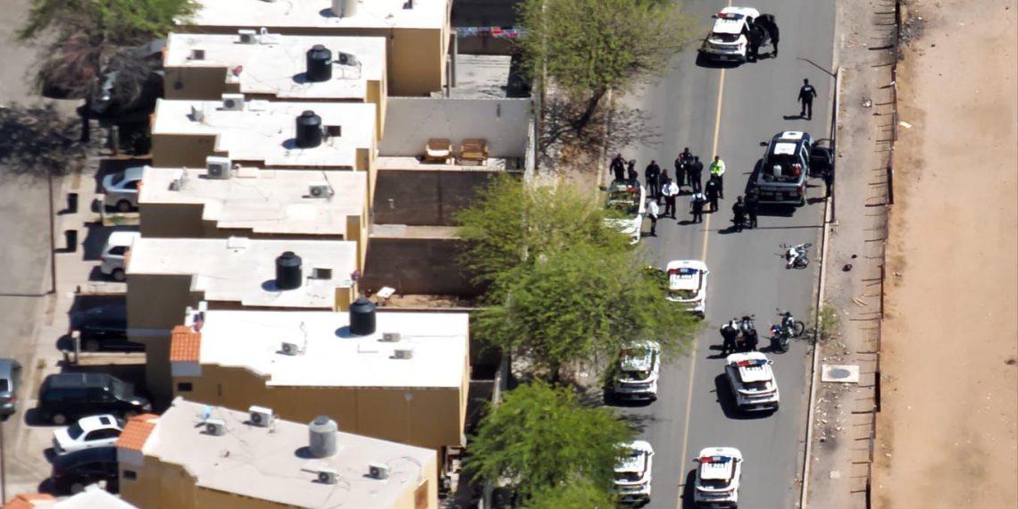 Mesa Estatal de Seguridad coordina operativo con drones tácticos y logra captura de agresores armados en Hermosillo