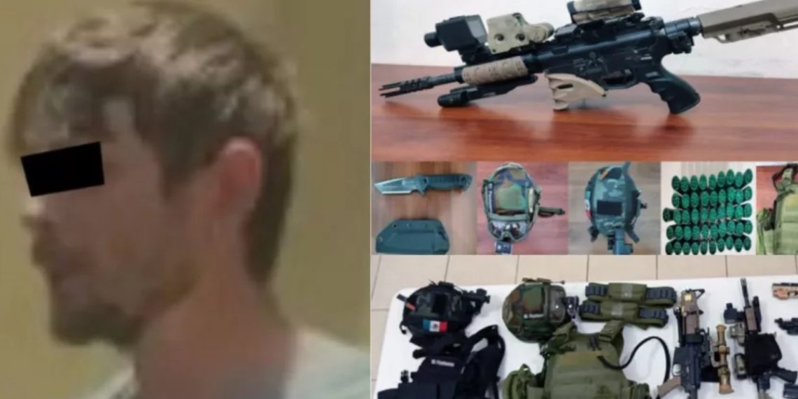 Cae estadounidense con credencial de la CIA y armas en Edomex