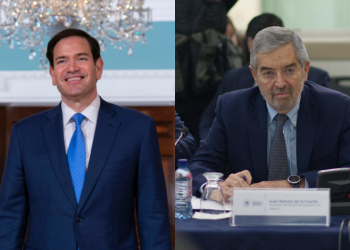 Canciller De la Fuente y Marco Rubio sostienen llamada telefónica