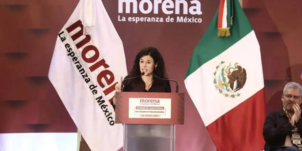“El enemigo acecha”, advierte Luisa Alcalde al Consejo Nacional de Morena