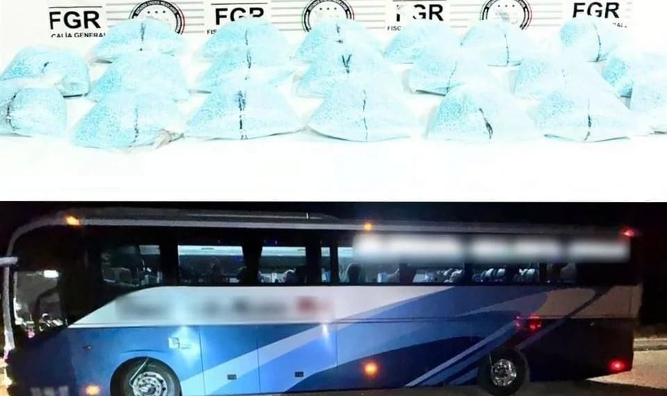 Aseguran 200 mil pastillas de fentanilo en autobús