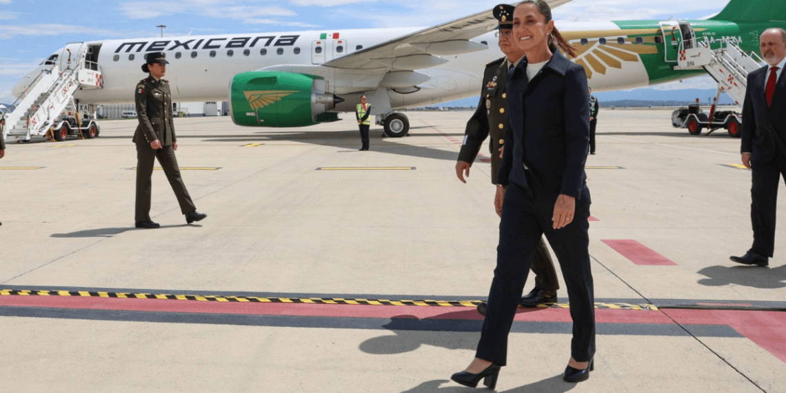 Mexicana de Aviación llegará a los lugares a donde no van aerolíneas comerciales: Sheinbaum