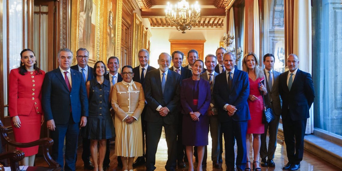 Sheinbaum se reúne con empresarios para hablar del ‘Plan México’