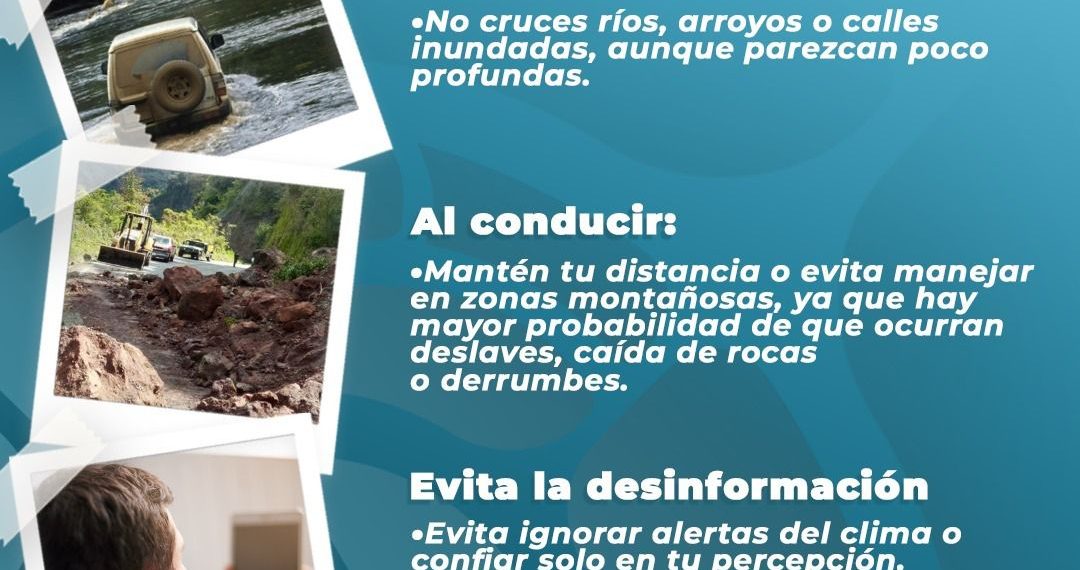 Gobierno de Sonora llama a tomar medidas preventivas ante pronóstico de intensas lluvias