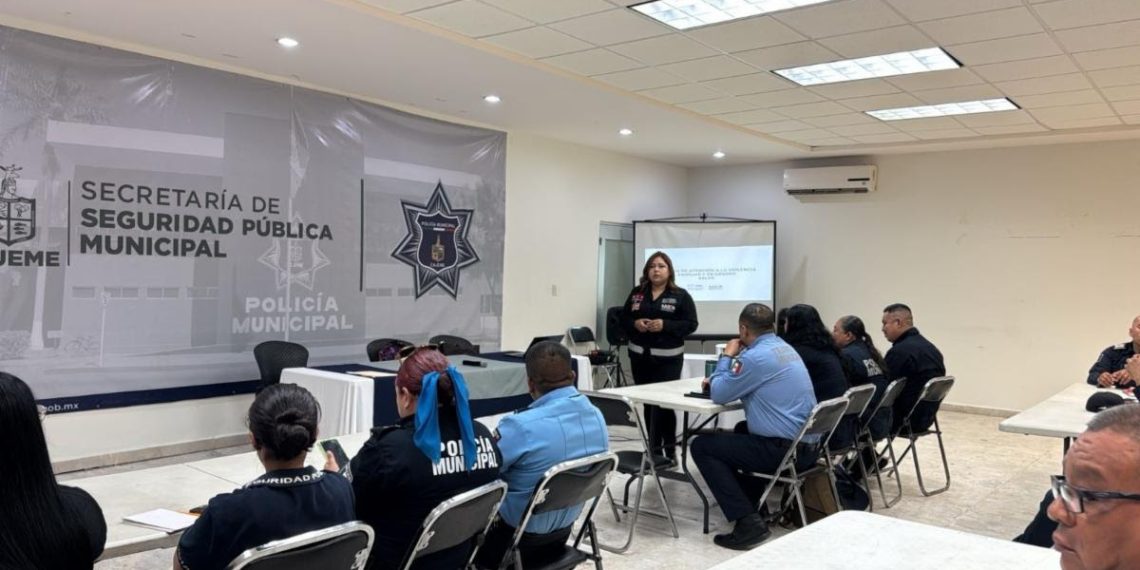 Gobierno de Sonora capacita a policías municipales de Cajeme en perspectiva de género