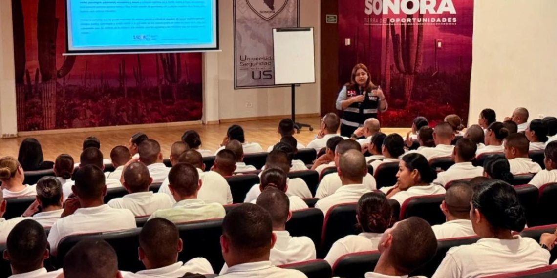 Capacita Gobierno de Sonora a cadetes para prevenir y atender la violencia familiar y de género