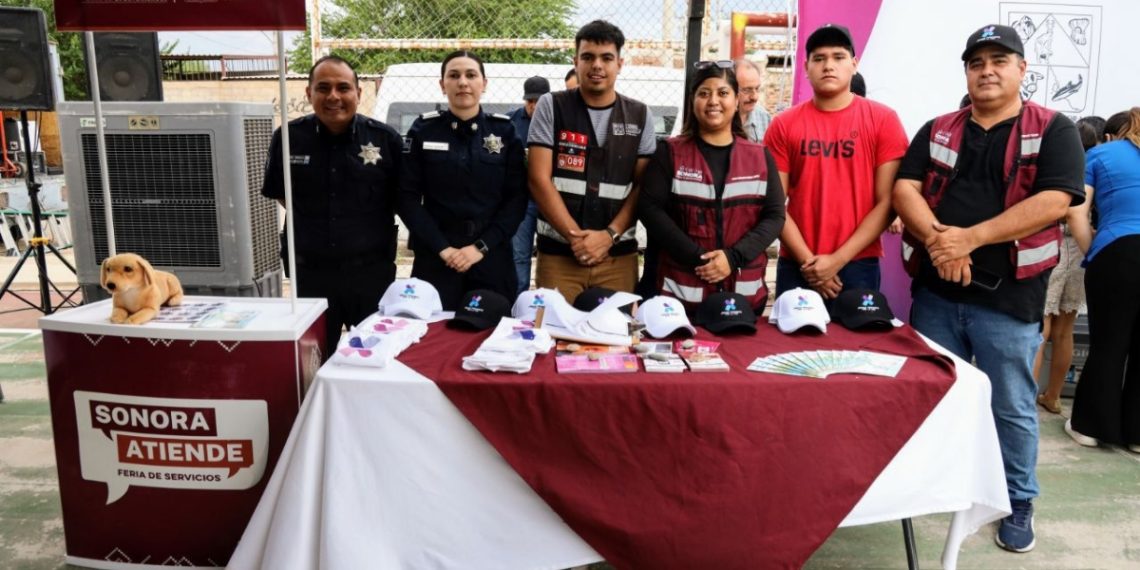 Con Sonora Atiende, Gobernador Durazo lleva servicios gratuitos a la colonia Jorge Valdez Muñoz