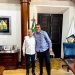 El Diputado federal Ramón Flores entrega su Primer Informe de Actividades Legislativas al Gobernador Alfonso Durazo