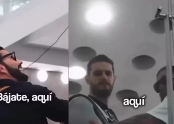 Poncho de Nigris y Adrián Marcelo protagonizan tenso encuentro en el Aeropuerto de CDMX