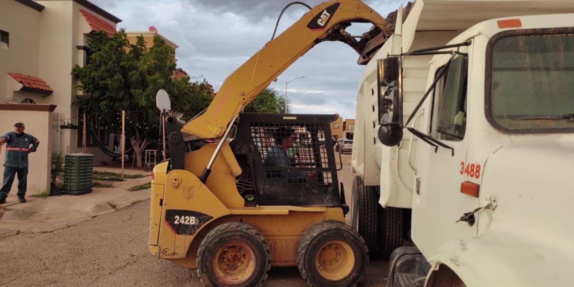 Atiende Ayuntamiento de Hermosillo afectaciones por intensas lluvias en San Lorenzo