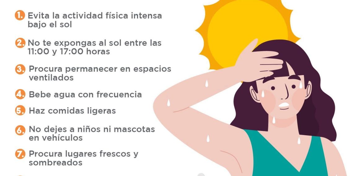 Emite Ayuntamiento de Hermosillo recomendaciones ante altas temperaturas