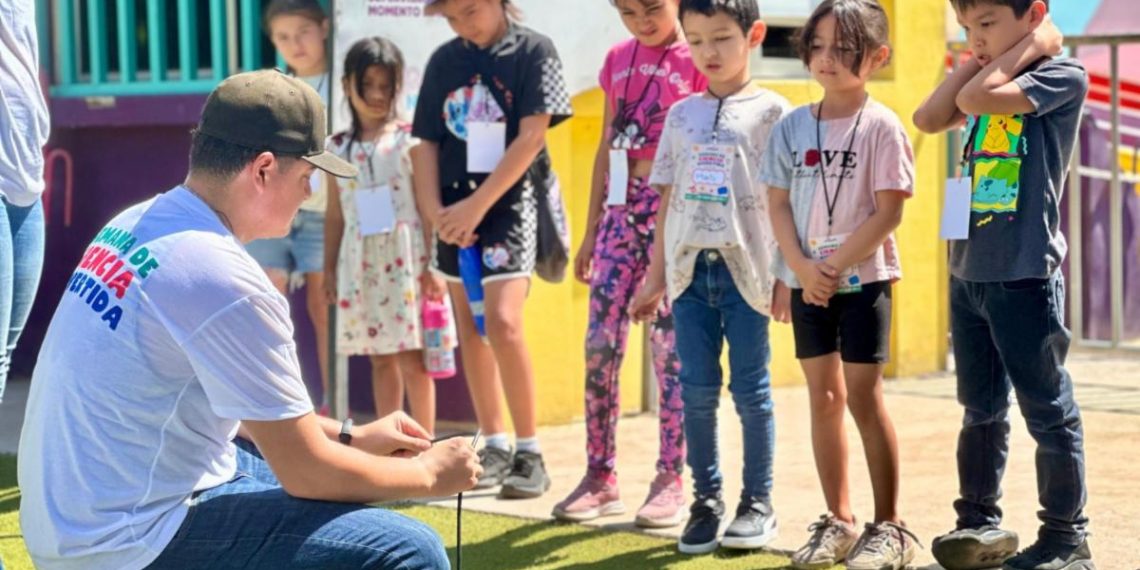 Un éxito la Semana de la Ciencia Divertida en el Parque Infantil de DIF Sonora