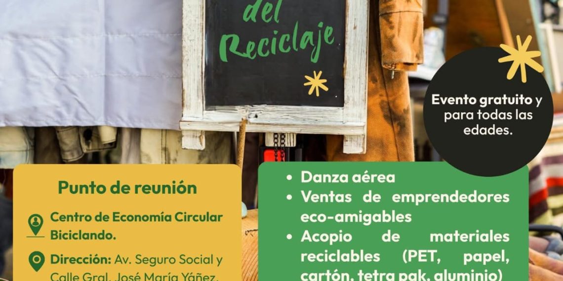 Realizará Gobierno de Hermosillo Feria del Reciclaje como parte de las acciones del programa Biciclando