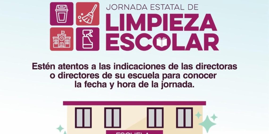 Invita Gobierno de Sonora a formar parte de jornadas de limpieza en escuelas: SEC
