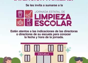 Invita Gobierno de Sonora a formar parte de jornadas de limpieza en escuelas: SEC