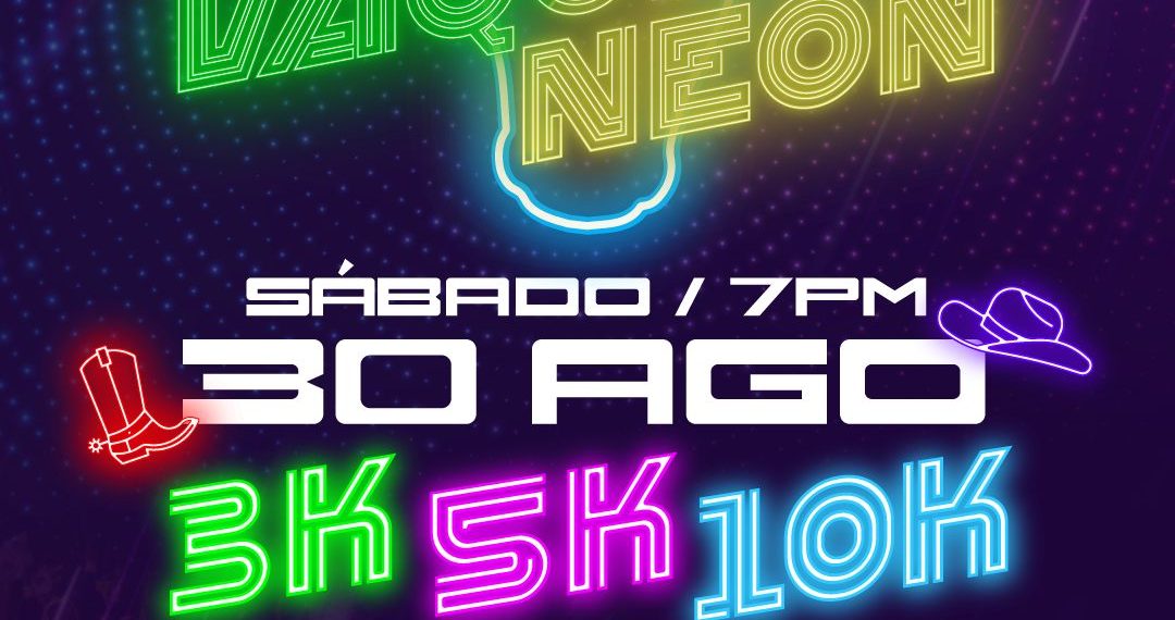 Invita Gobierno de Sonora a participar en la cuarta edición de la Carrera Vaquera Neón