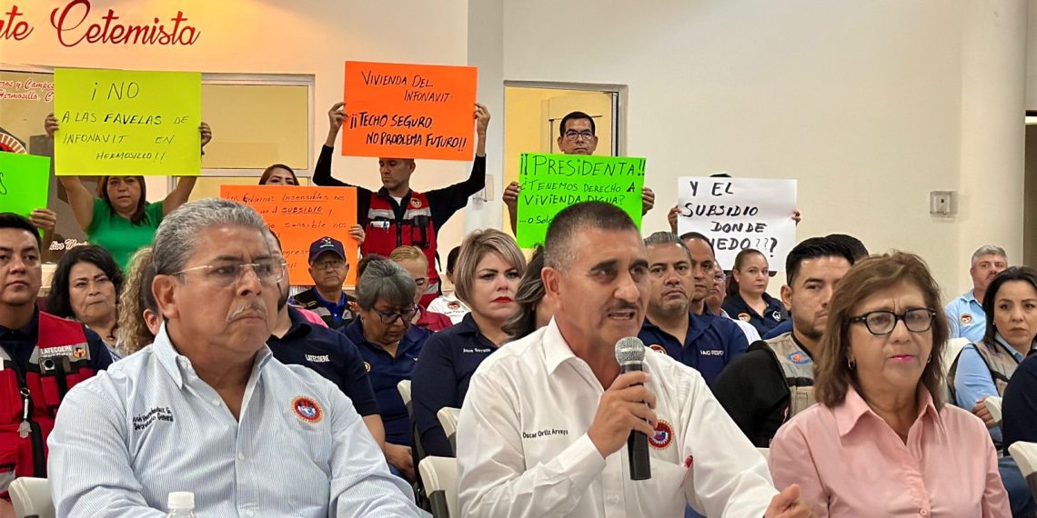¡No a las favelas del Infonavit!: CTM Hermosillo exige vivienda digna para los trabajadores
