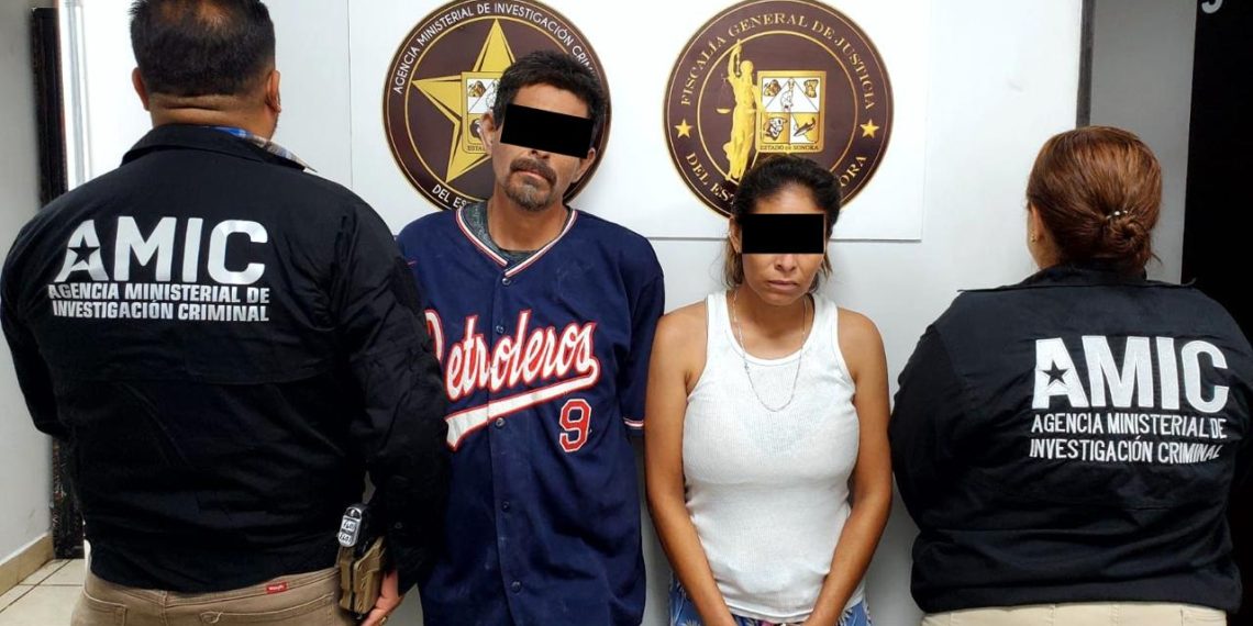 Capturan en Guaymas a dos personas buscadas por homicidio en Baja California