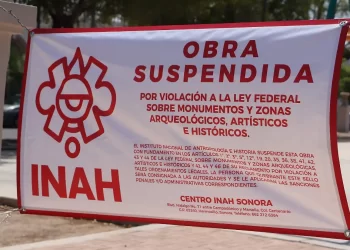 INAH suspende remodelación del bulevar Hidalgo en Hermosillo por violar la ley de monumentos