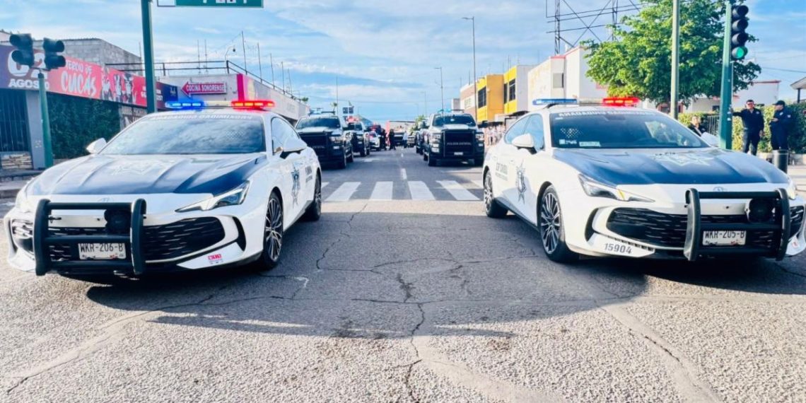 Participa Policía Estatal del Gobierno de Sonora en Desfile Conmemorativo de la Independencia de México