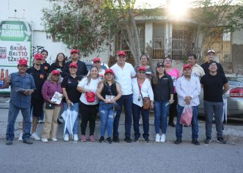 Ramón Flores presente y trabajando fuerte en Guaymas