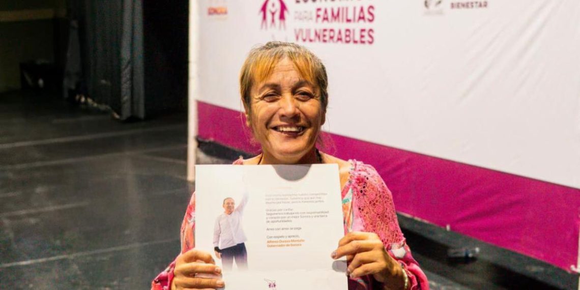 Gobierno de Sonora realiza 4to depósito del Programa de Fortalecimiento Económico para Familias Vulnerables