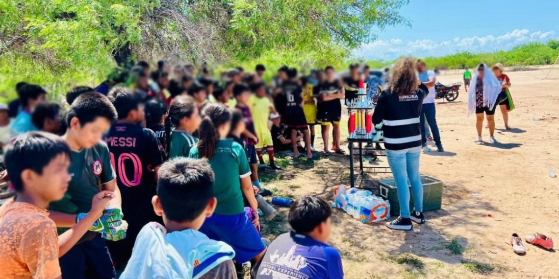 Organiza Gobierno de Sonora Torneo de Futbol por la Paz en ejidos de Huatabampo