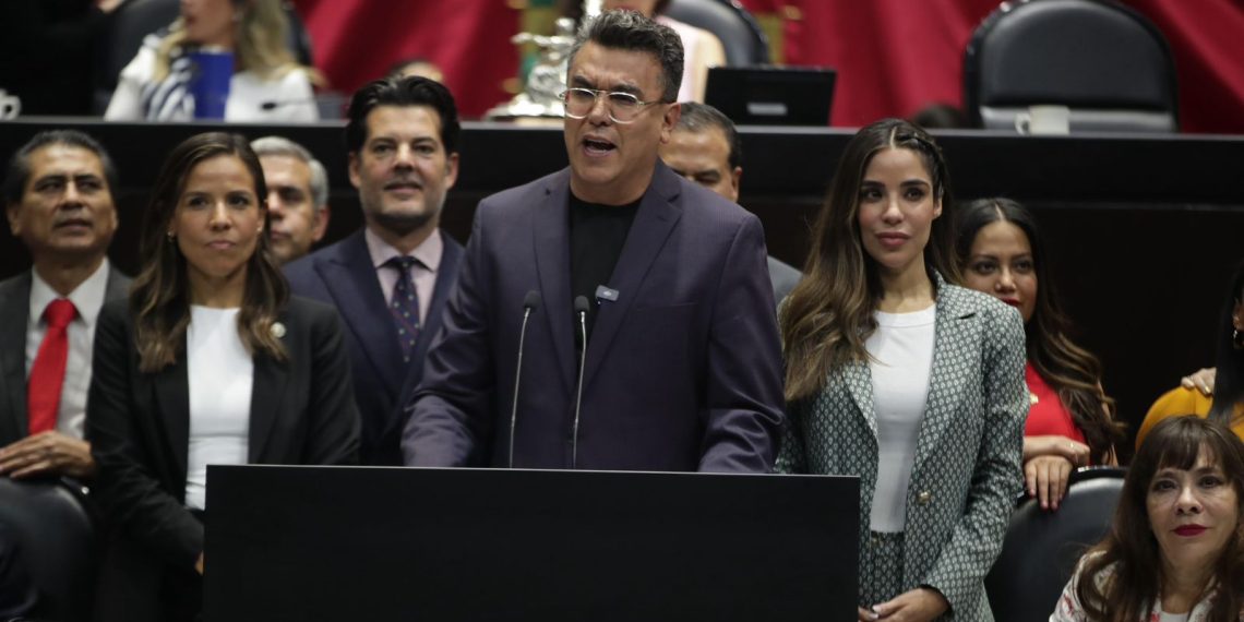 Ramón Flores respalda en tribuna la reforma para fortalecer la Guardia Nacional
