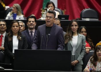 Ramón Flores respalda en tribuna la reforma para fortalecer la Guardia Nacional