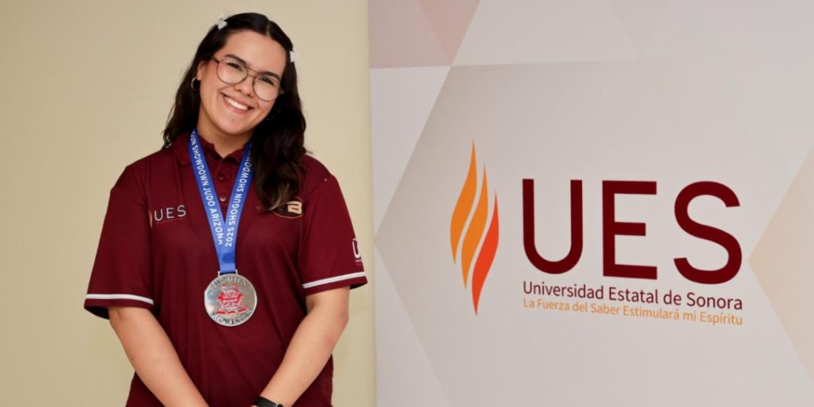 Judokas de la UES ganan medallas de oro y plata en torneo internacional en Arizona
