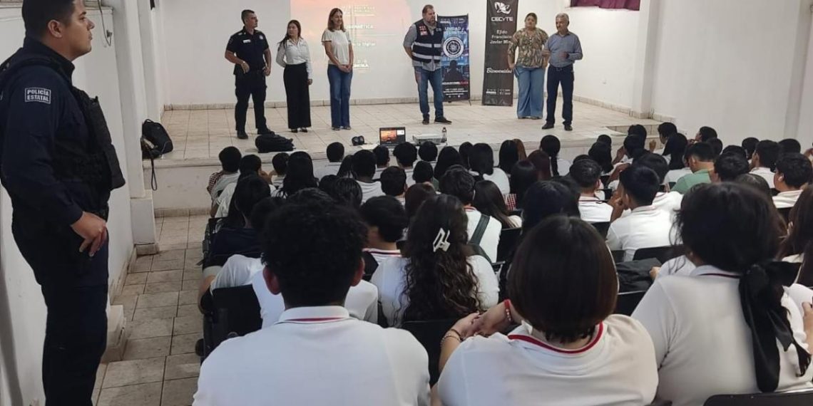 Imparte Gobierno de Sonora educación cibernética a jóvenes del Campo 60 en Bácum