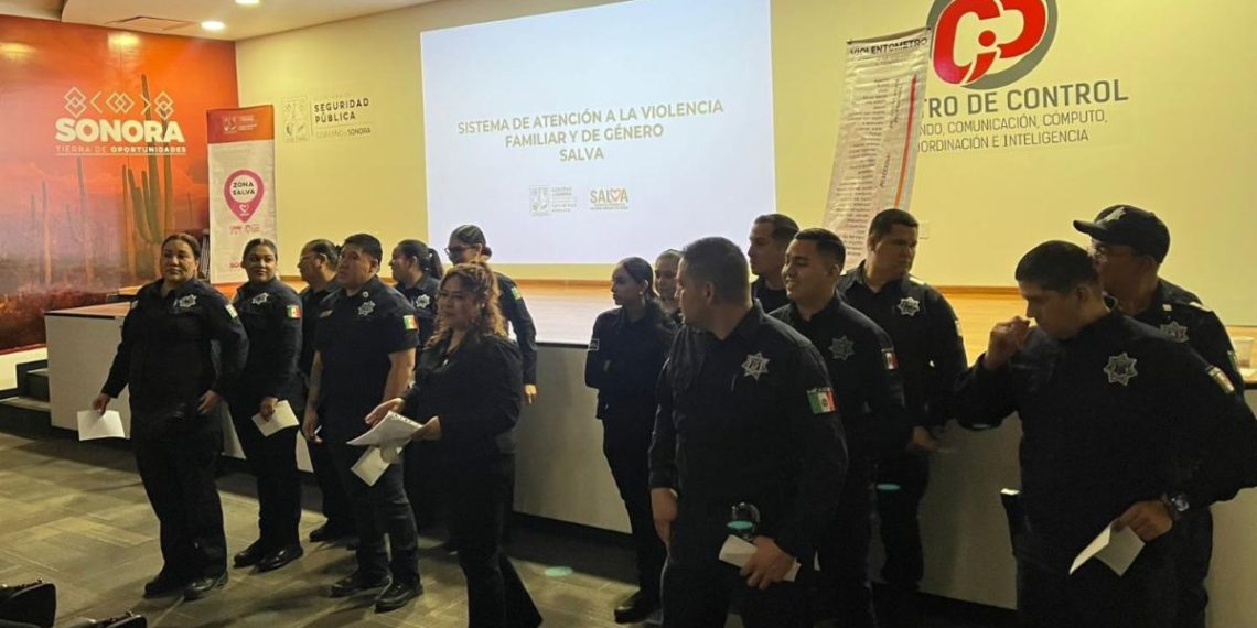 Capacita personal especializado SALVA del Gobierno de Sonora a Policías Estatales