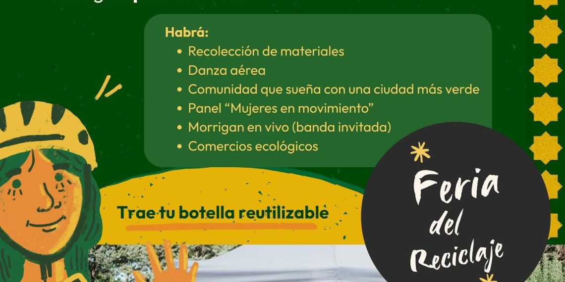 Invita Gobierno Municipal a la Feria del Reciclaje del programa Biciclando