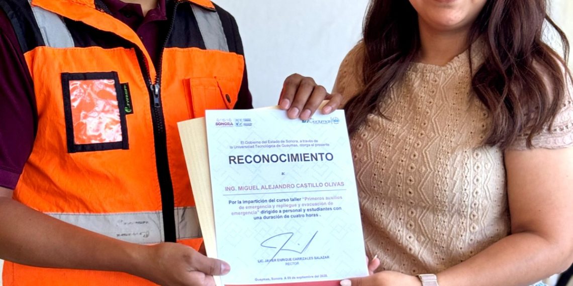 Gobierno de Sonora refuerza cultura de prevención en instituciones universitarias: UTGuaymas