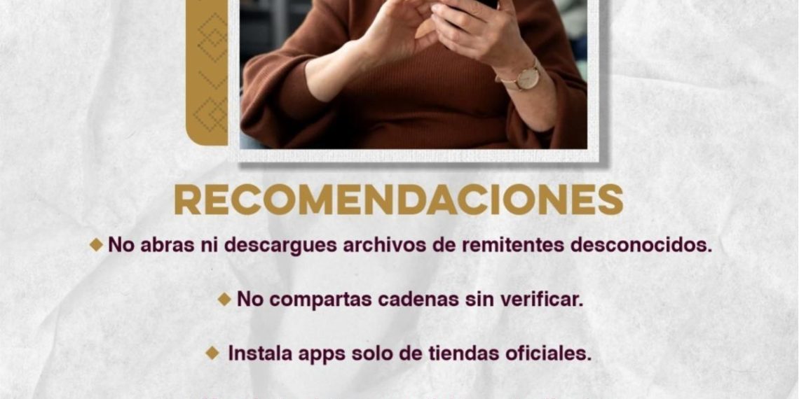 Advierte Unidad Cibernética del Gobierno de Sonora sobre mensaje falso que vulnera la seguridad de dispositivos móviles